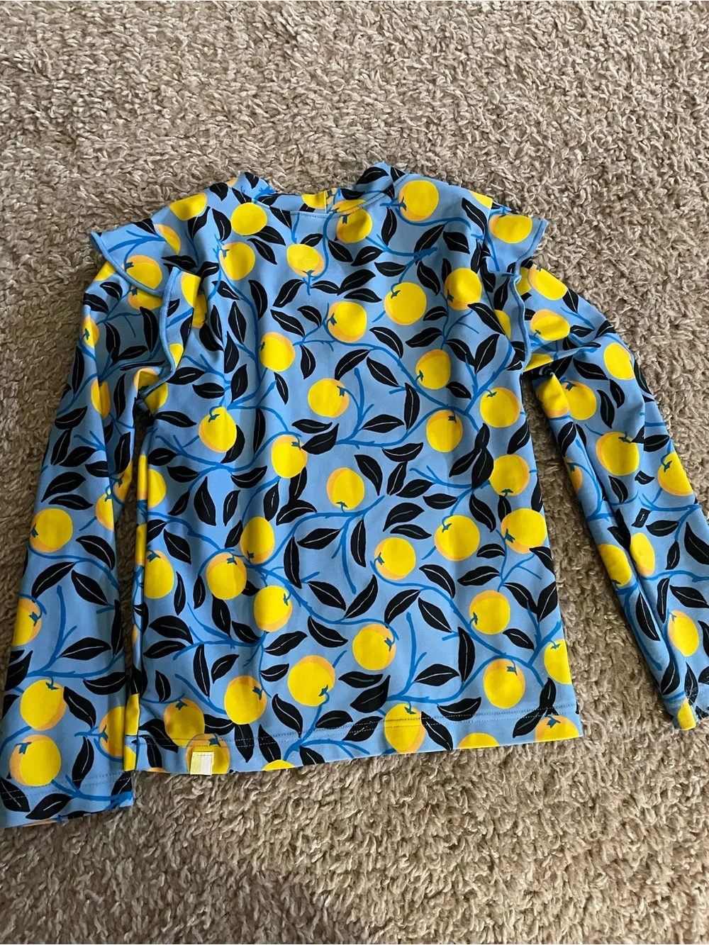 Girl’s Summersalt lemon print Rashguard
